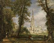 John Constable Salisbury Cathedral from the Bishop's Grounds (mk09) Sweden oil painting artist